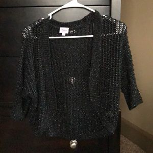 Justice black sweated